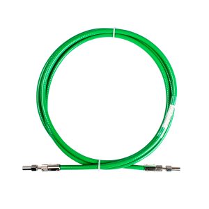 D80 High Power Fiber Laser Patch Cord SI400E SI600E, 400–2400nm, 8mm Armored, Sapphire End Faces, 3m/5m/10m/15m/20m