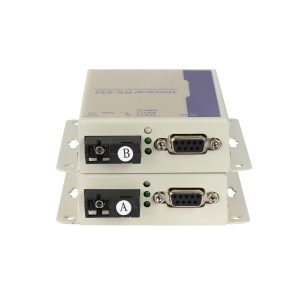 DB9 Male/Female RS232 Fiber Optic Converter 2–20km, Full-Duplex RS-232, Single/Multimode, SC/FC/ST