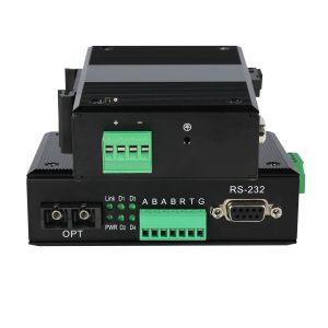 Industrial RS485/RS422/RS232 Fiber Optic Converter 2–20km, DIN-Rail, 9–36VDC, Single/Multimode, SC/FC/ST