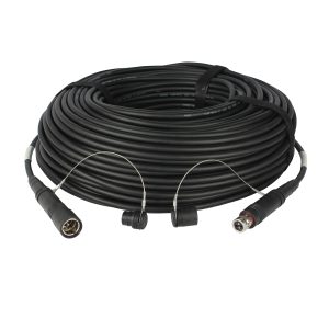3K.93C SMPTE HDTV Camera Hybrid Fiber Cable, 2-Core Single-Mode Fiber, 4 Power + 2 Signal Wires, FUW-PUW, 50–300m
