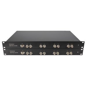 4-Channel MADI Fiber Optic Extender 20km, 64-Channel MADI over Single-Fiber LC, 1U Rack-Mount with Dual Power