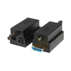 4K60 HDMI 2.0 Fiber Optic Extender, 18Gbps over Single OM3/OM4 LC Fiber, 300m Multimode, HDCP/DDC/CEC
