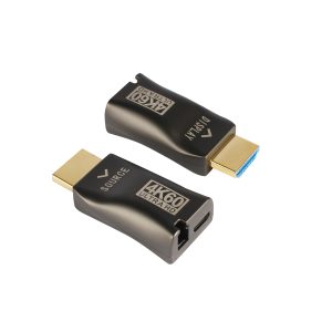 4K60 HDMI 2.0 Fiber Optic Extender, 18Gbps over Single OM3/OM4 LC Fiber, 300m Multimode, HDCP/DDC/CEC