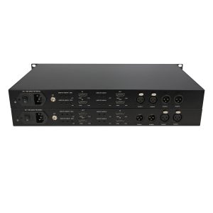 2-Channel Bidirectional HDMI Fiber Optic Extender with 2-Channel XLR Audio, 20km Single-Mode Single-Fiber FC, 1U Rackmount