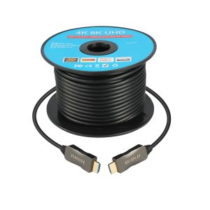 8K 60Hz 48Gbps HDMI 2.1 TPU Armored Active Optical Cable, 4K144, OM3 Multimode Fiber, Up to 100m