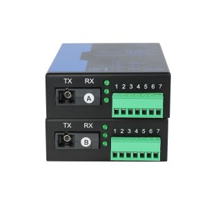 2-Channel DMX512 Fiber Optic Extender 20km Single-Mode Single-Fiber SC/FC