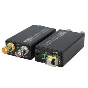 3G/HD-SDI Fiber Optic Extender 20km with Reverse RS485/Tally, 1080p60, LC SFP, FQ-SGZ301-T/R