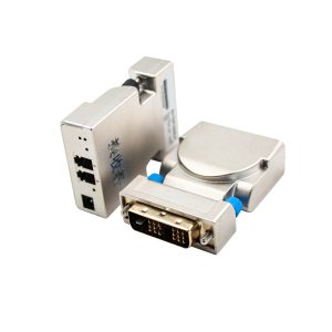 1920×1200@60Hz DVI Fiber Optic Extender 500m OM3 Multimode / 1.5km Single-Mode, EDID