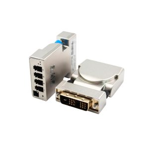 1920×1200@60Hz DVI Fiber Optic Extender 500m OM3 Multimode / 1.5km Single-Mode, 4-Fiber LC, EDID
