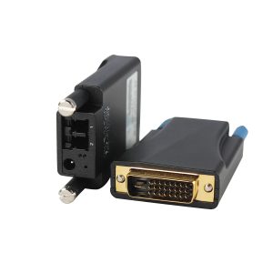 4096x2160p@30 DVI 4K Fiber Optic Extender 200m OM3 / 1km Single-Mode, Dual-Fiber LC, EDID