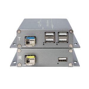4-Port USB 2.0 Fiber Optic Extender with SC/FC/LC Options, USB 2.0/1.1, 5km Single-Mode / 500m Multimode