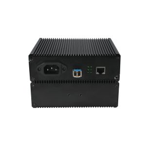 LED Display Fiber Media Converter, 1-Port Gigabit Ethernet to 1.25G LC Fiber, 20km Single-Mode / 550m Multimode, AC 220V